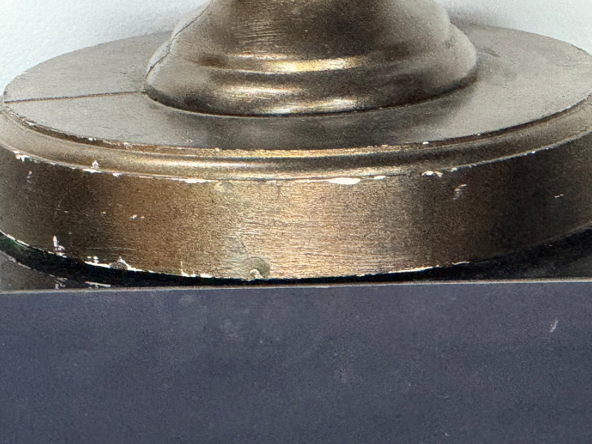 Porcelain Football on Pedestal, view 4 of 4