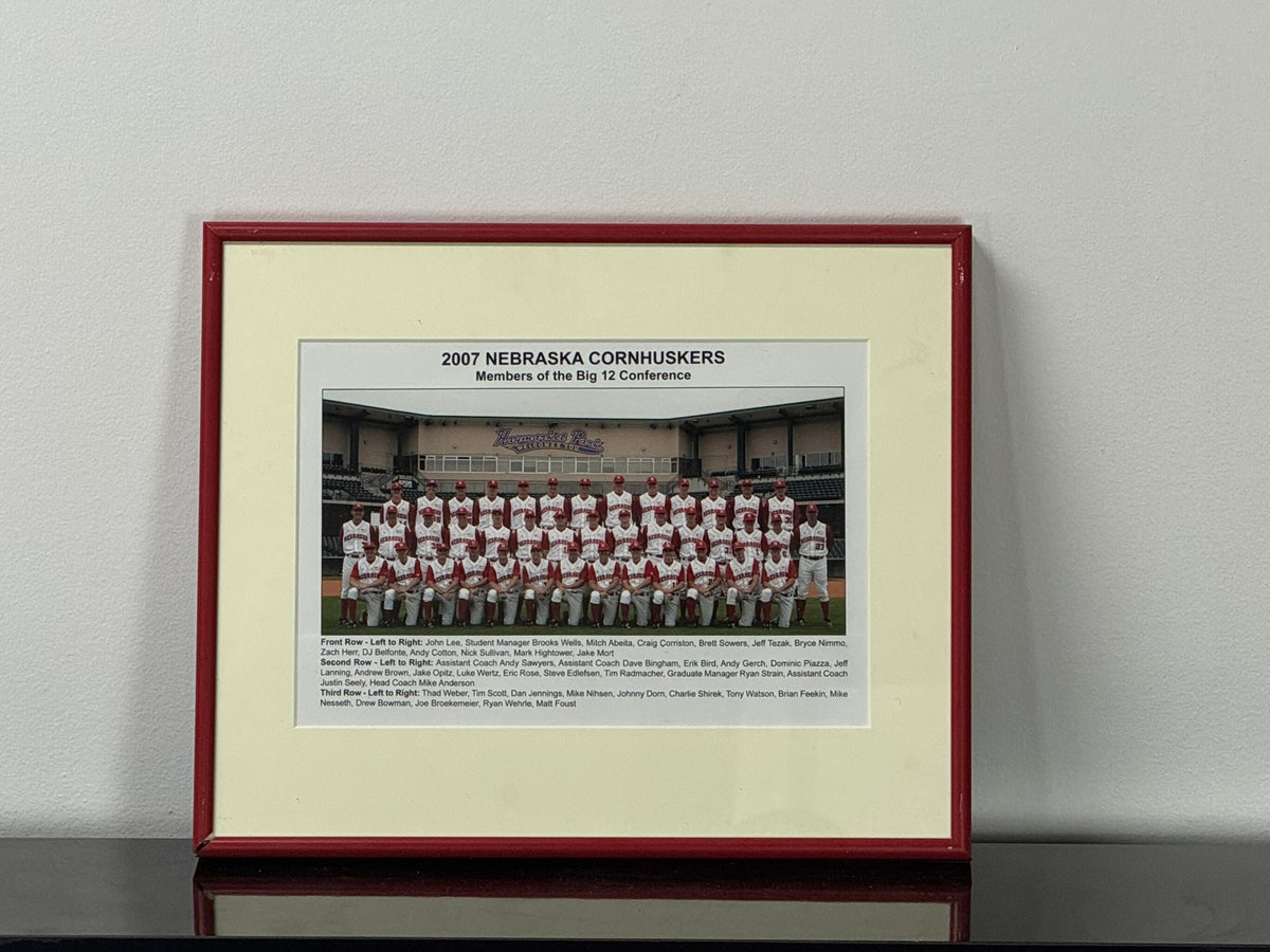 2007 Nebraska Baseball Team Photograph, view 1 of 3