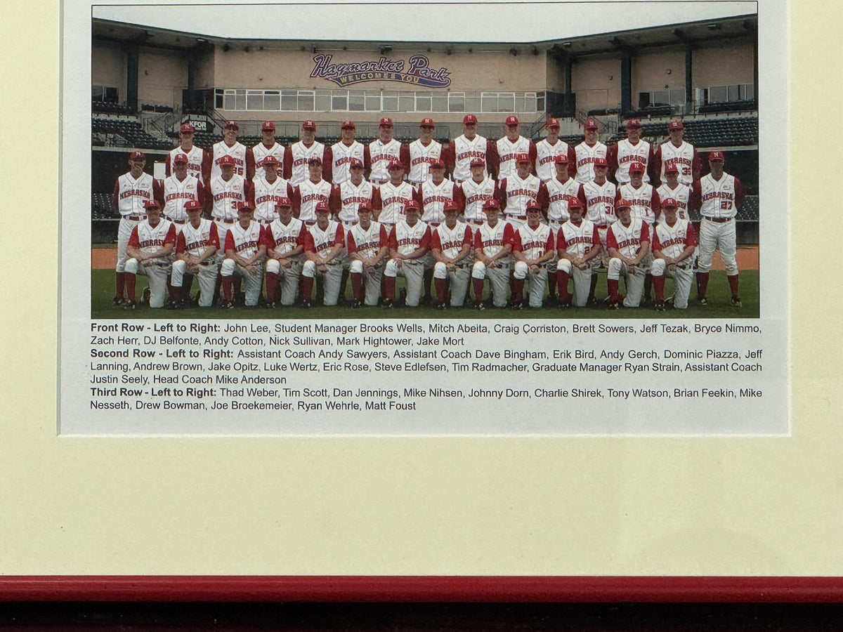2007 Nebraska Baseball Team Photograph, view 3 of 3