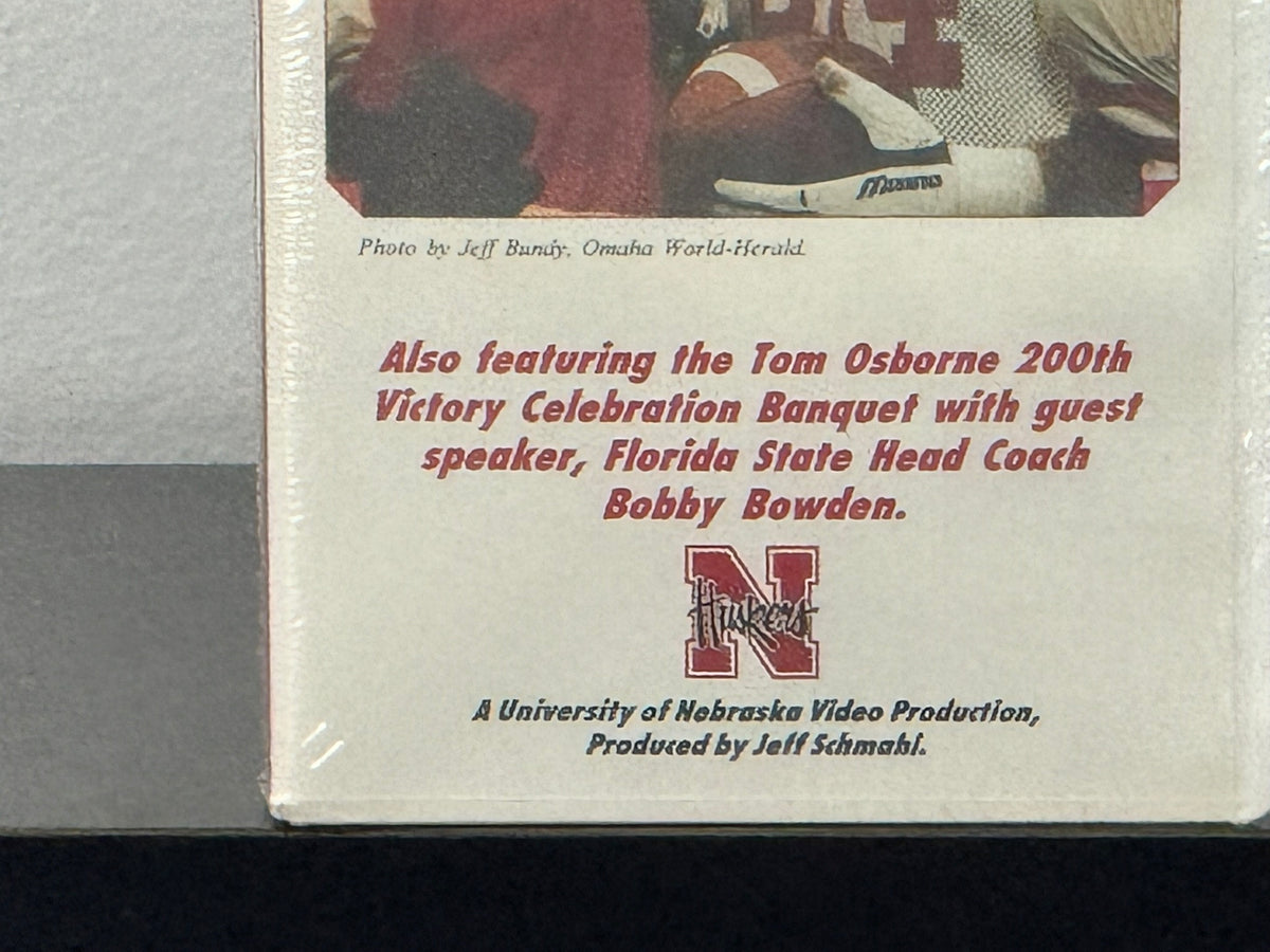 Tom Osborne: 21 Years of Excellence, Sealed VHS, view 2 of 5